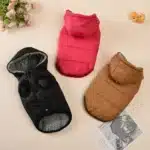 Manteau à capuche polaire chaud pour chien 2