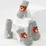 Chaussette pour chien blessé tigre 7
