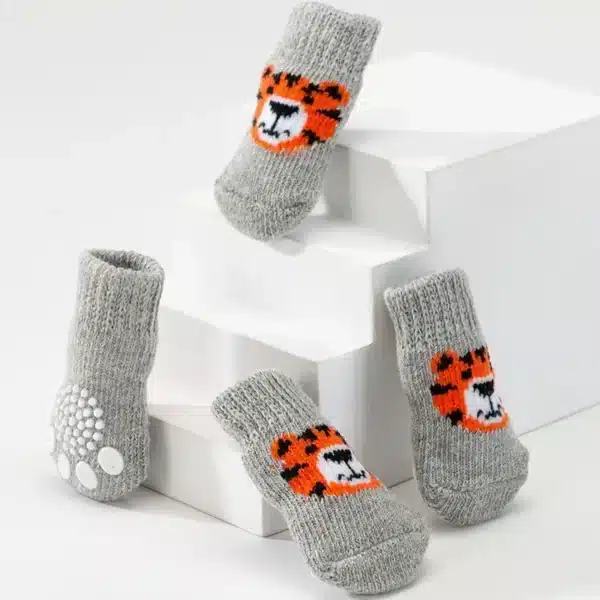 Chaussette pour chien blessé tigre 7
