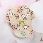 Pull spitz beige animaux 6