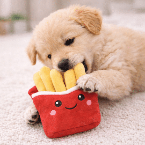 Peluche fast food pour chien