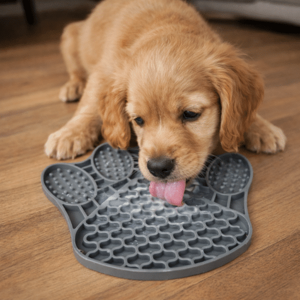 Tapis de léchage poisson pour petit chien