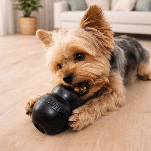 Jouet kong noir pour chien