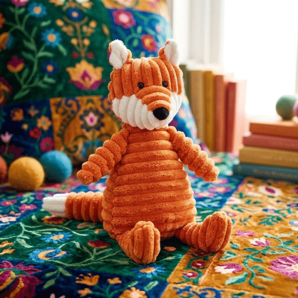 Jouet en peluche renard pour chien