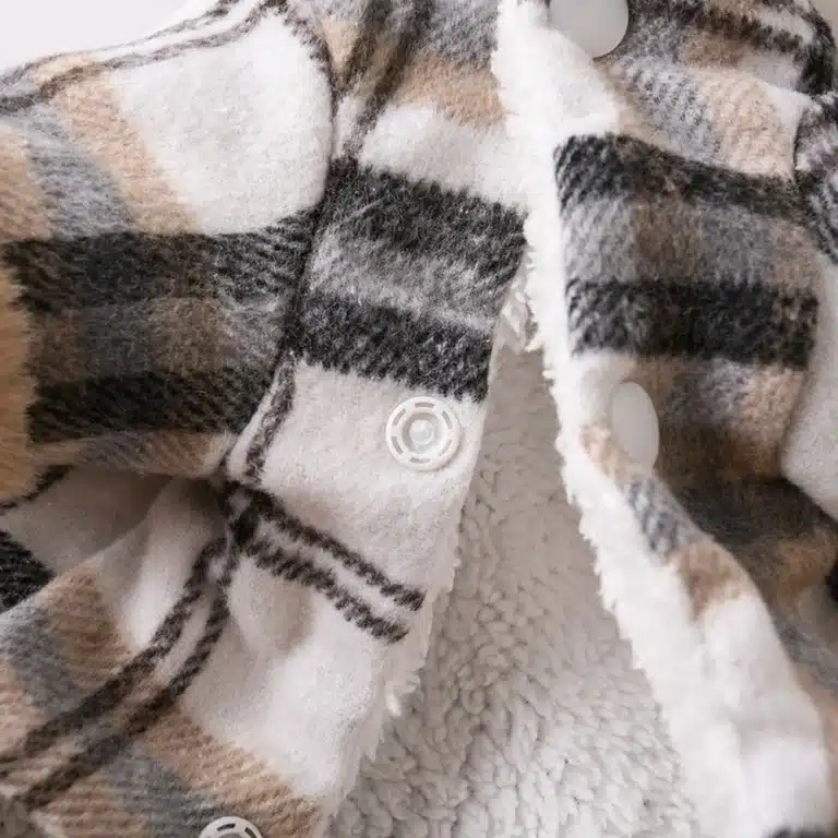 Pull à carreaux pilou petit chien 6