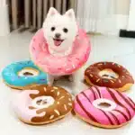 Collerette donuts rose petit chien 1