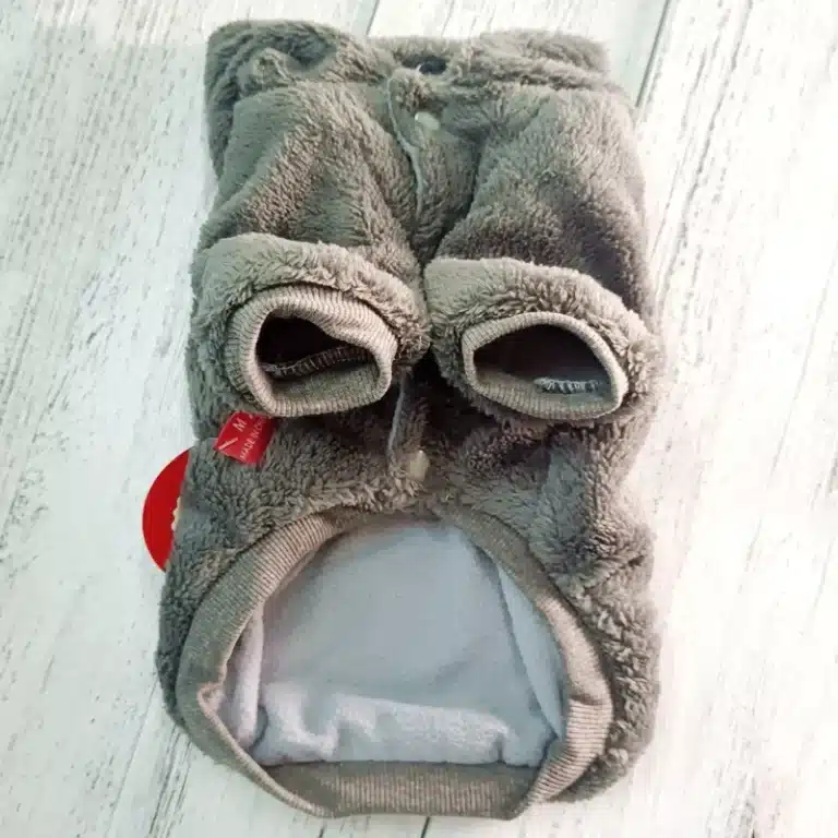 Déguisement gris pilou pour petit chien 2