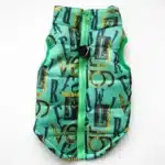 Manteau pour chien vert bleu marine 6