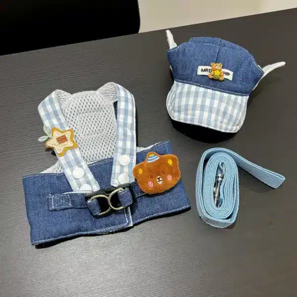 Ensemble harnais nounours + laisse 2