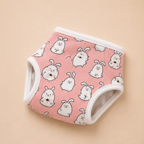 Couches lapin rose et blanc pour chienne