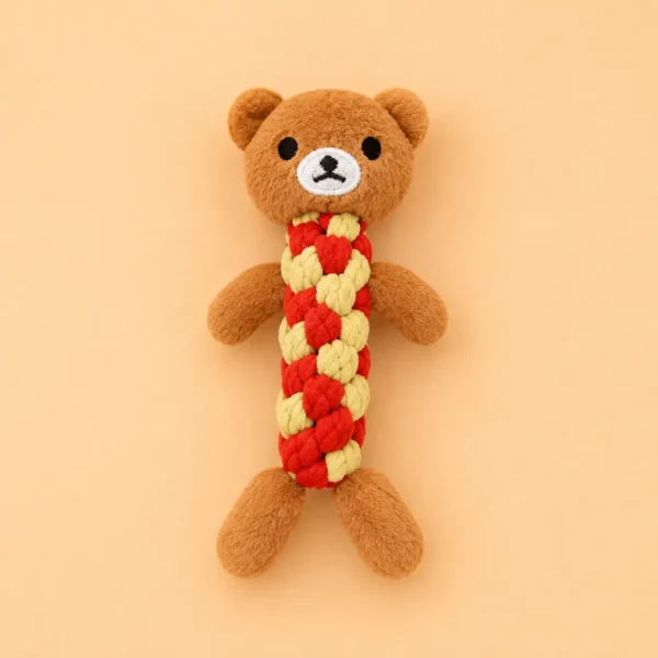 Jouet en corde ourson pour chien