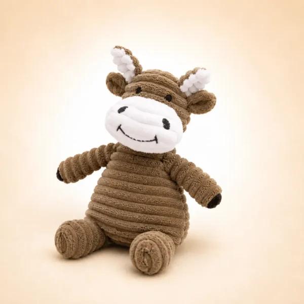 Jouet en peluche hippopotame pour chien