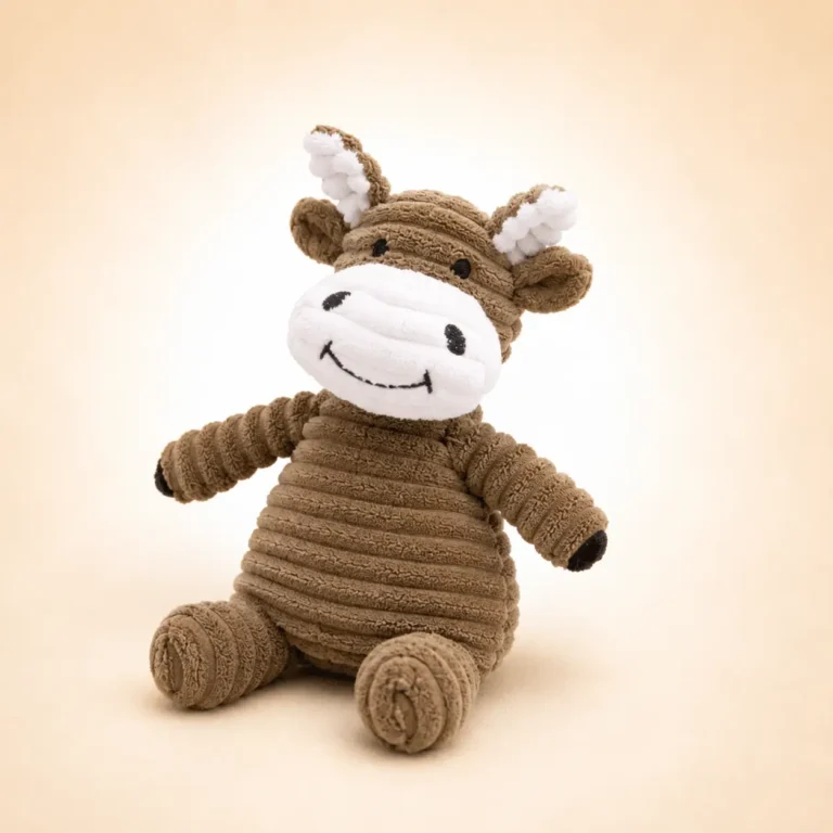 Jouet en peluche hippopotame pour chien