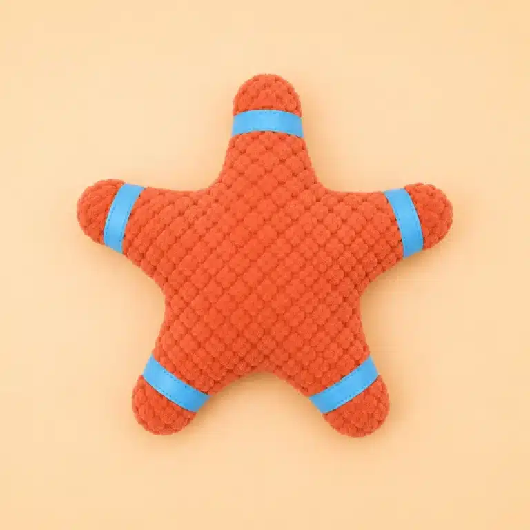 Jouets étoile caoutchouc chien
