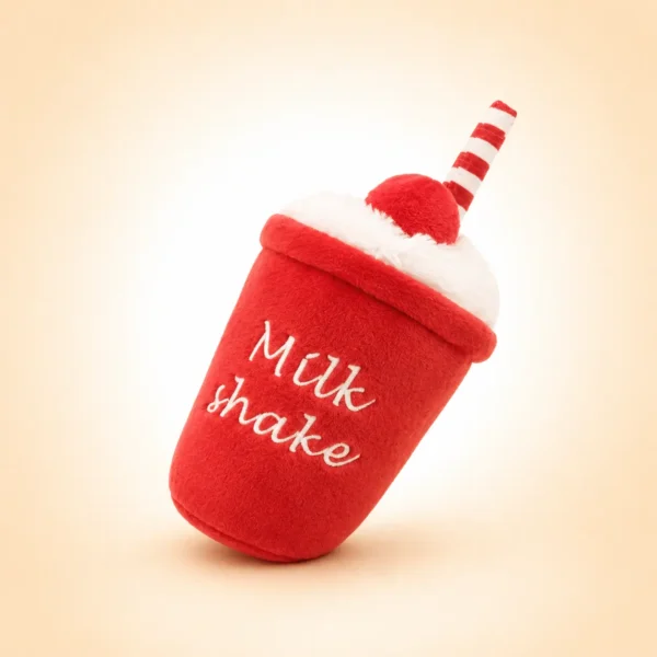 Peluche milkshake pour chien