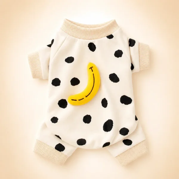 Pull chihuahua beige banane