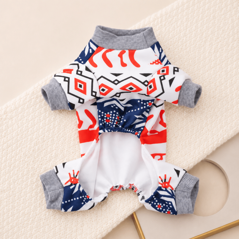 Pull chihuahua motif renne orangegal
