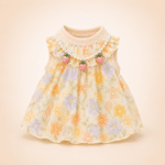 Robe d’été à fleur petit chien