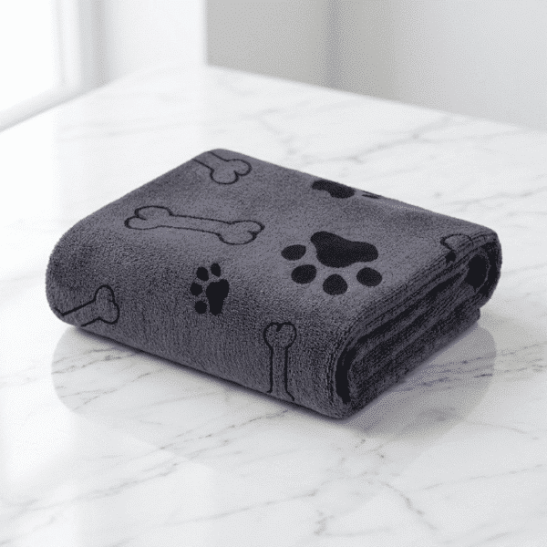 Serviette pour essuyer chien