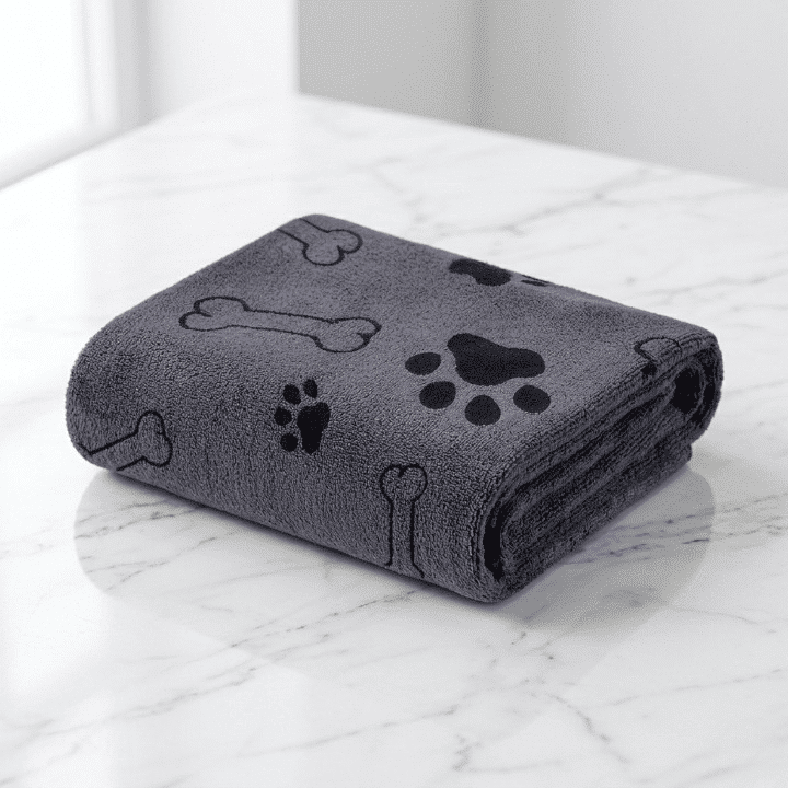 Serviette pour essuyer chien