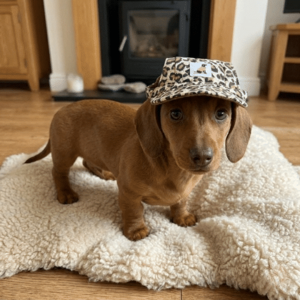 Casquette leopard pour chien
