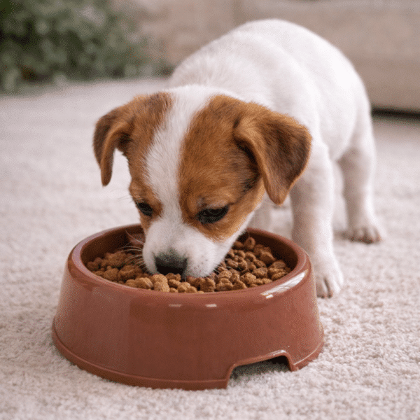 Gamelle marron petit chien