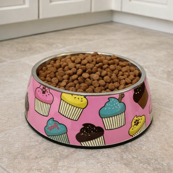 Gamelle Chien : Inox motif muffins