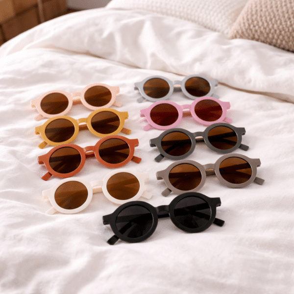 Lunettes de soleil pour chien ronde