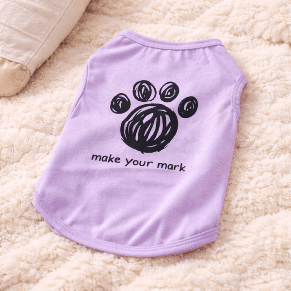 Tee shirt chihuahua make you mark violet