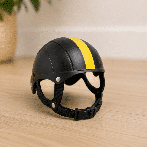 Casque de moto trait pour chien