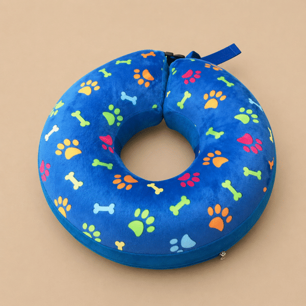 Collerette en mousse patte de chien