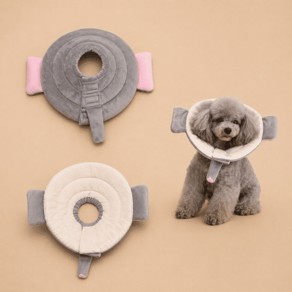 Collerette en forme d'éléphant chien
