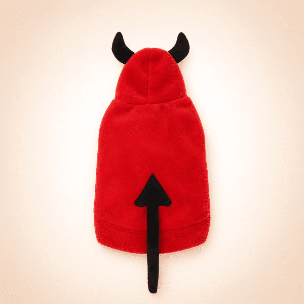 Déguisement diable rouge petit chien