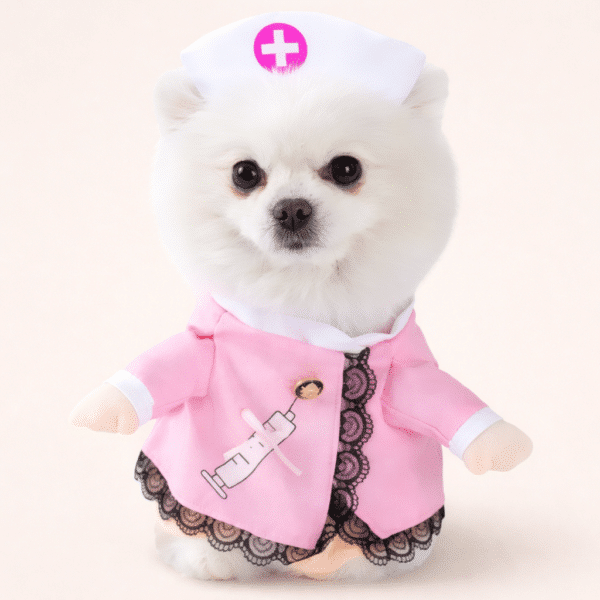 Déguisement infirmère petit chien