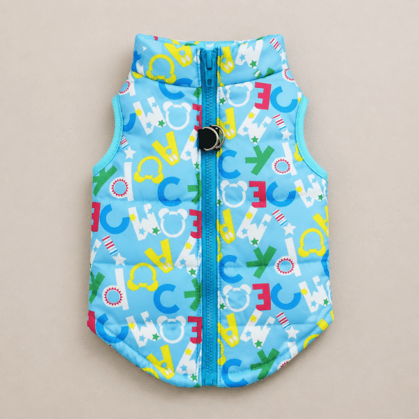 Manteau pour chien alphabet