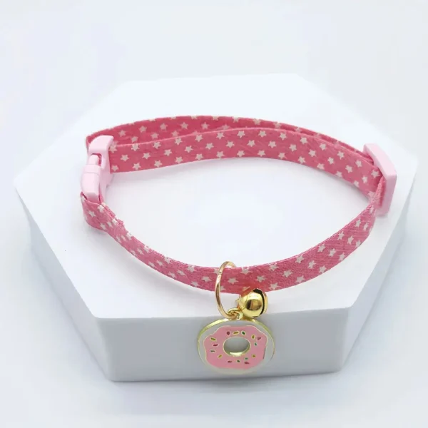 Collier chihuahua donuts rose
