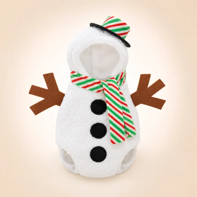 Déguisement bonhomme de neige spitz