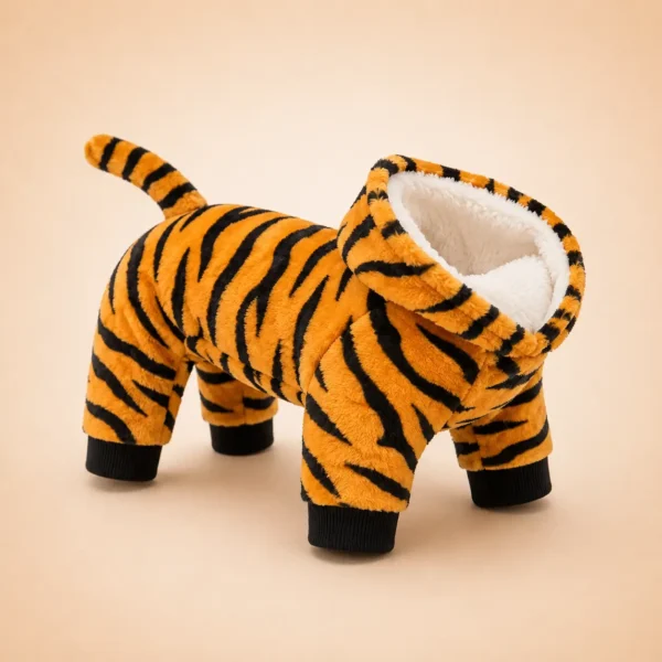 Déguisement tigre petit chien