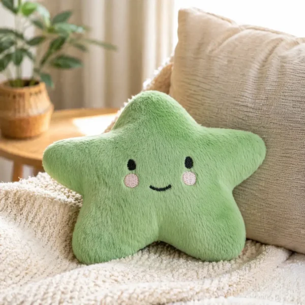 Peluche étoile verte pour chien