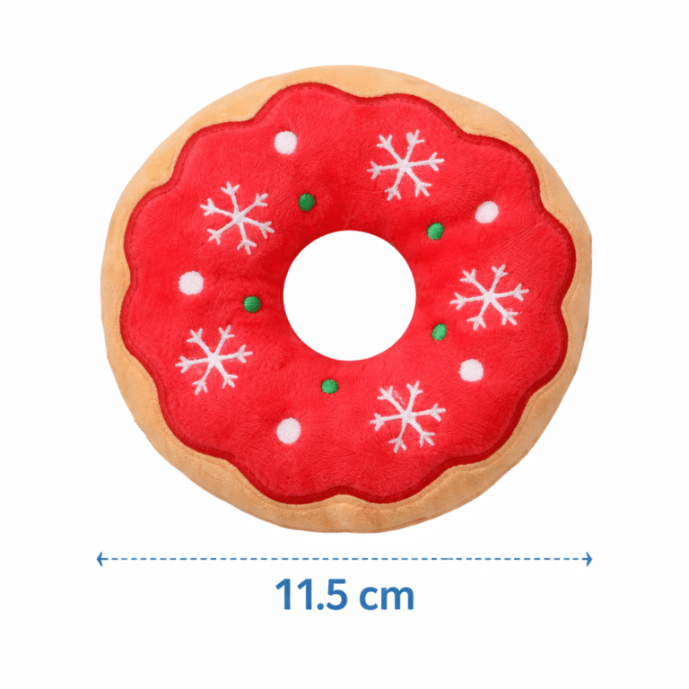 Jouet en forme de donut de Noël