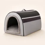 Niche grise et noir avec poignet chien