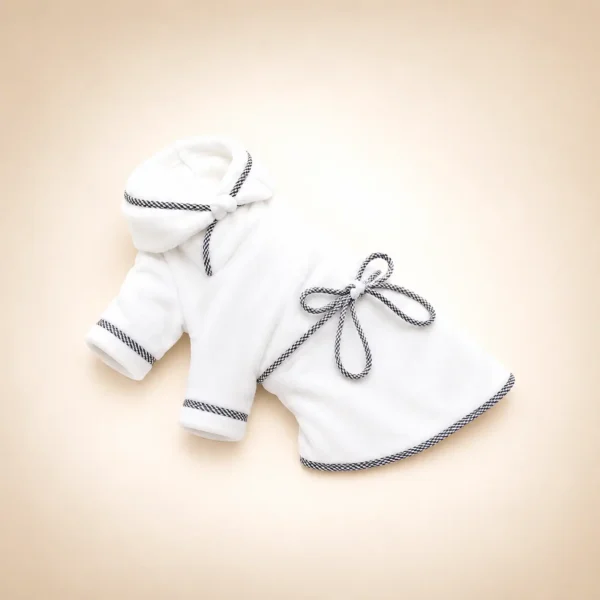 Peignoir pour chien élégant