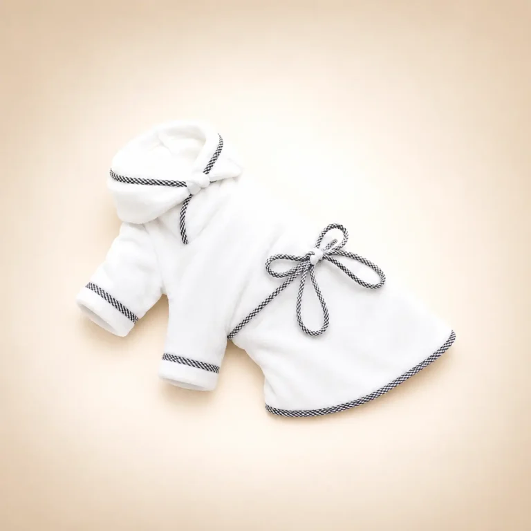 Peignoir pour chien élégant