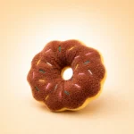 Peluche donut marron pour chien