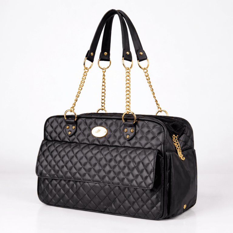 Sac à main en cuir noir