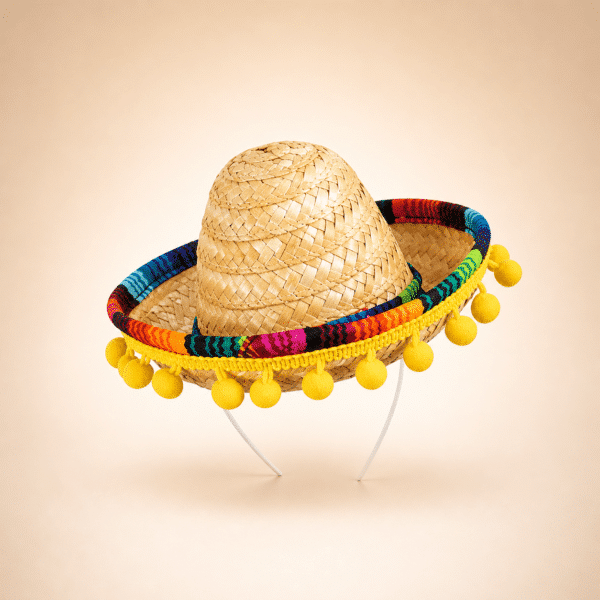 Sombrero jaune pour chien