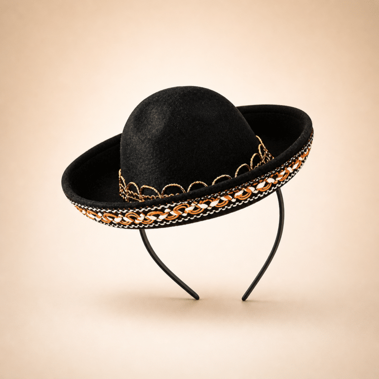 Sombrero noir et marron pour chien