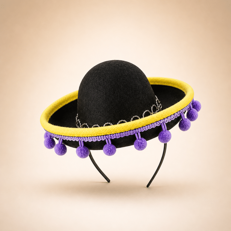 Sombrero violet pour chien