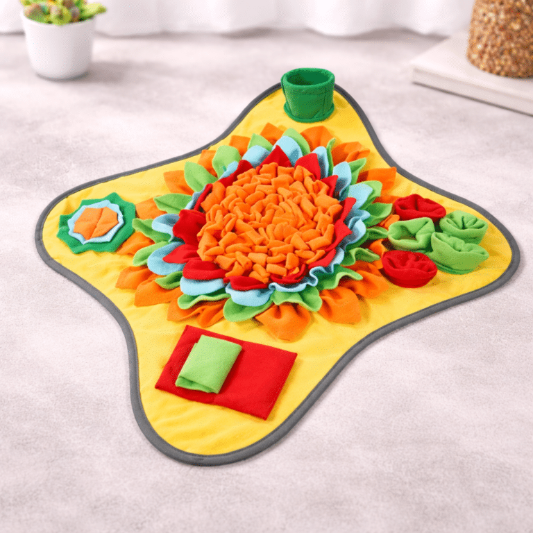 Tapis de fouille coloré et joyeux