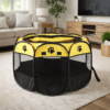 Enclos pliable jaune pour petit chien